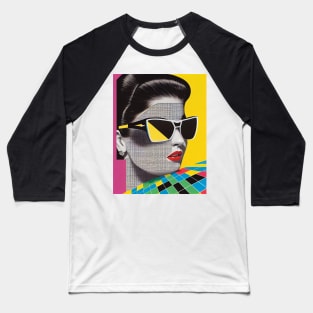 Modern woman in pop-art style Baseball T-Shirt